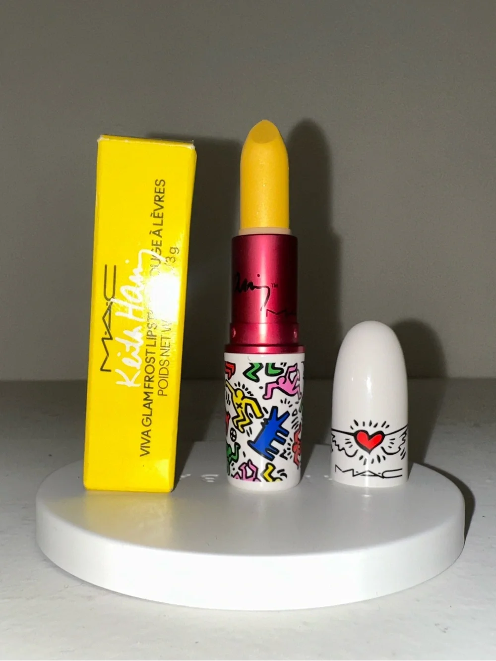 MAC St. Mark’s Yellow Frost Lipstick